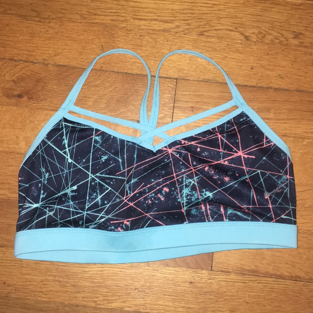 Bright Patterned Sports Bra